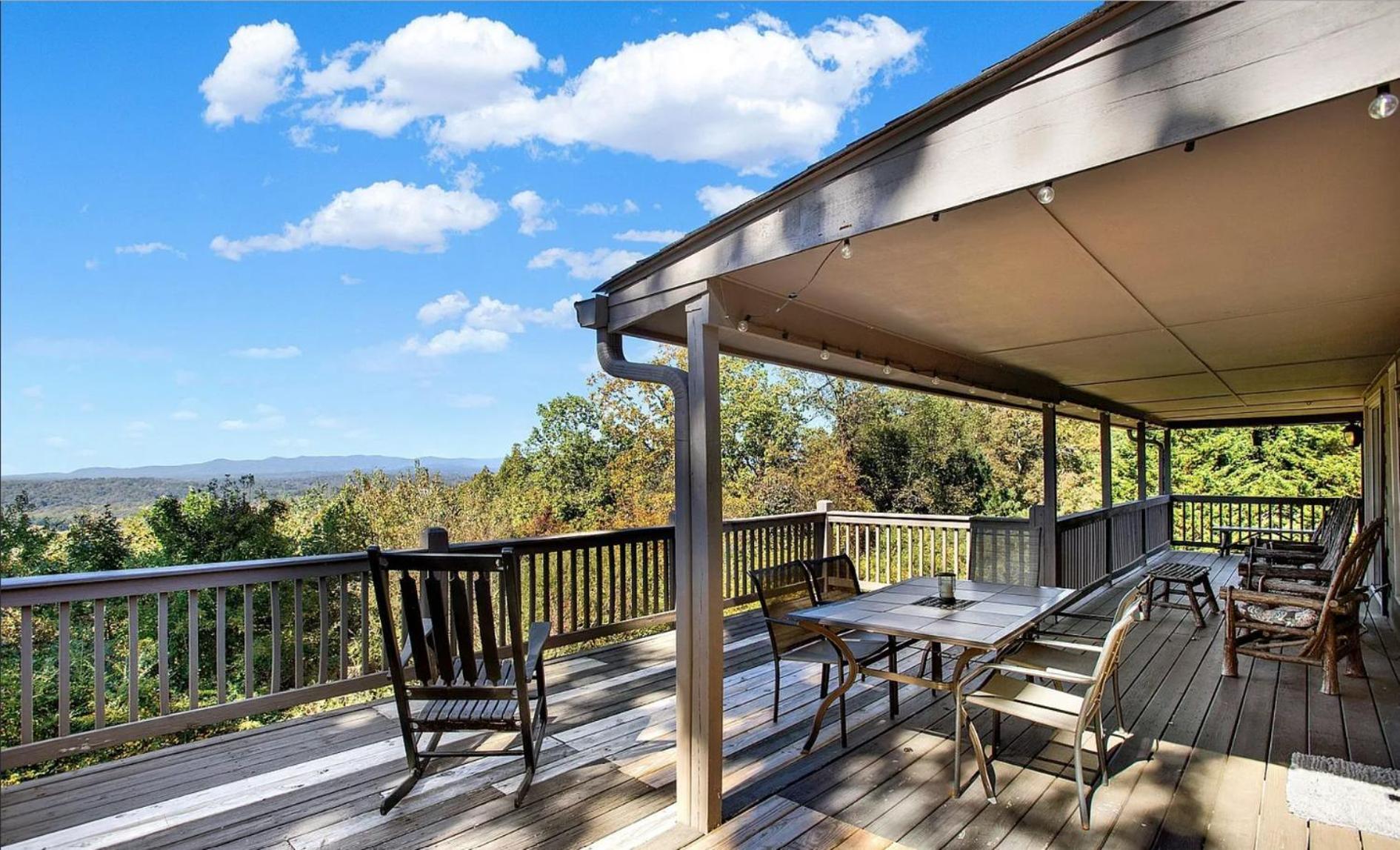 Birds Eye Cabin - Sunset & Starry Retreat Pet Friendly W Private Hottub, Fire Pit And Game Room Ellijay Exterior foto